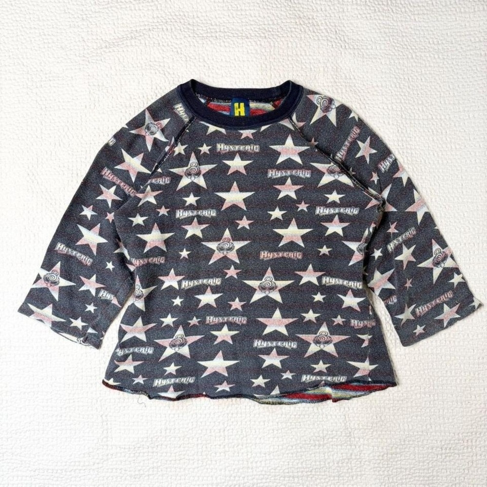 vintage Hysteric Glamour AOP knit crewneck